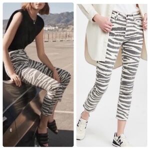 MOTHER The Mid Rise Dazzler Ankle Jeans In Herd That Size 26